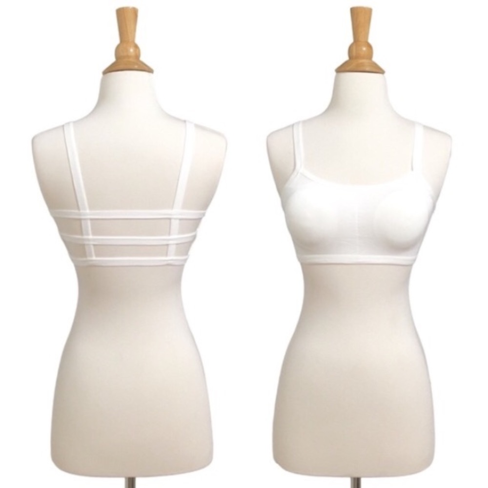 Strappy Back Caged Padded Bralette - Picture 4 of 4